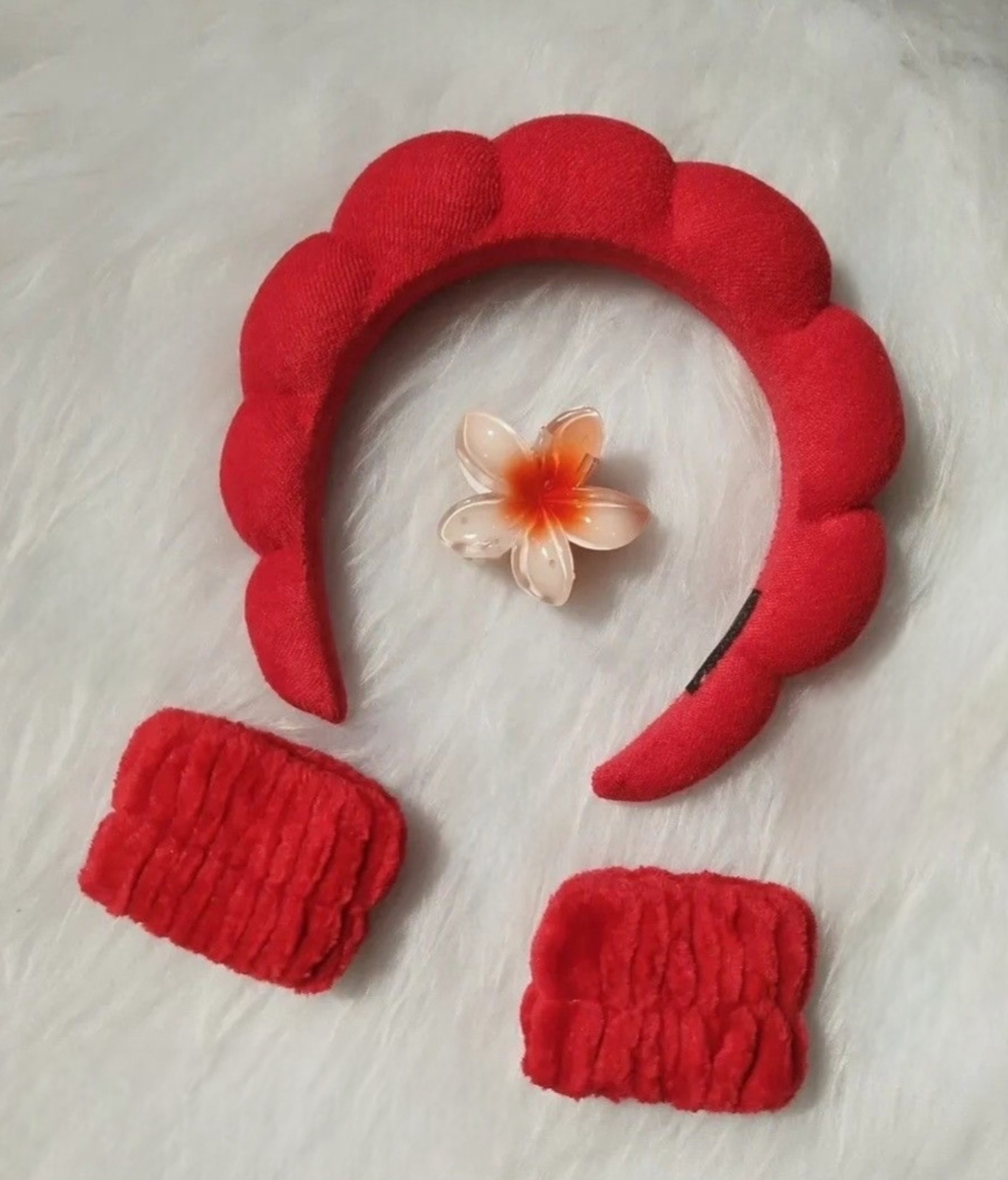 Kit skincare rouge