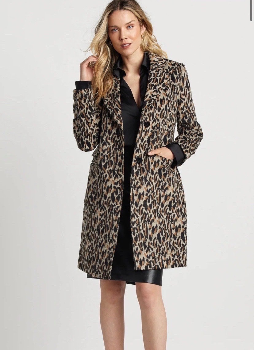 Manteau femme leopard 