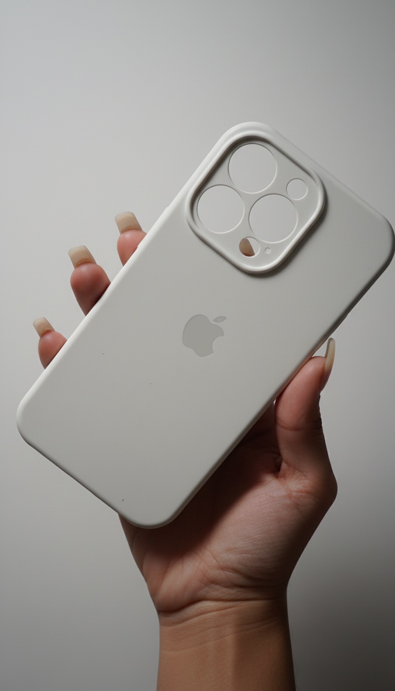 Cache iphone blanc 