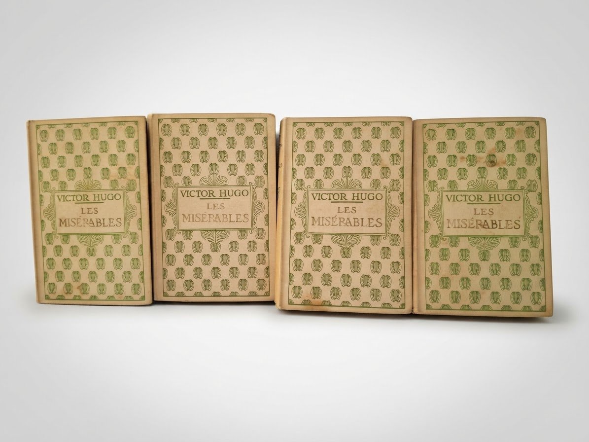 4 tomes les miserables  , édition  1951 
