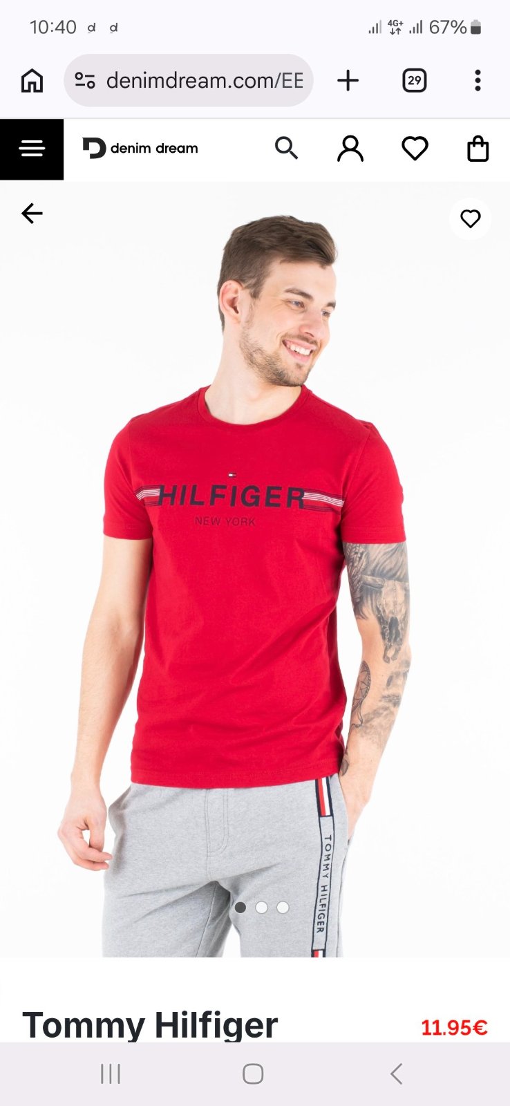 T-shirt homme  tommy hilfiger en excellent état ❤️ 