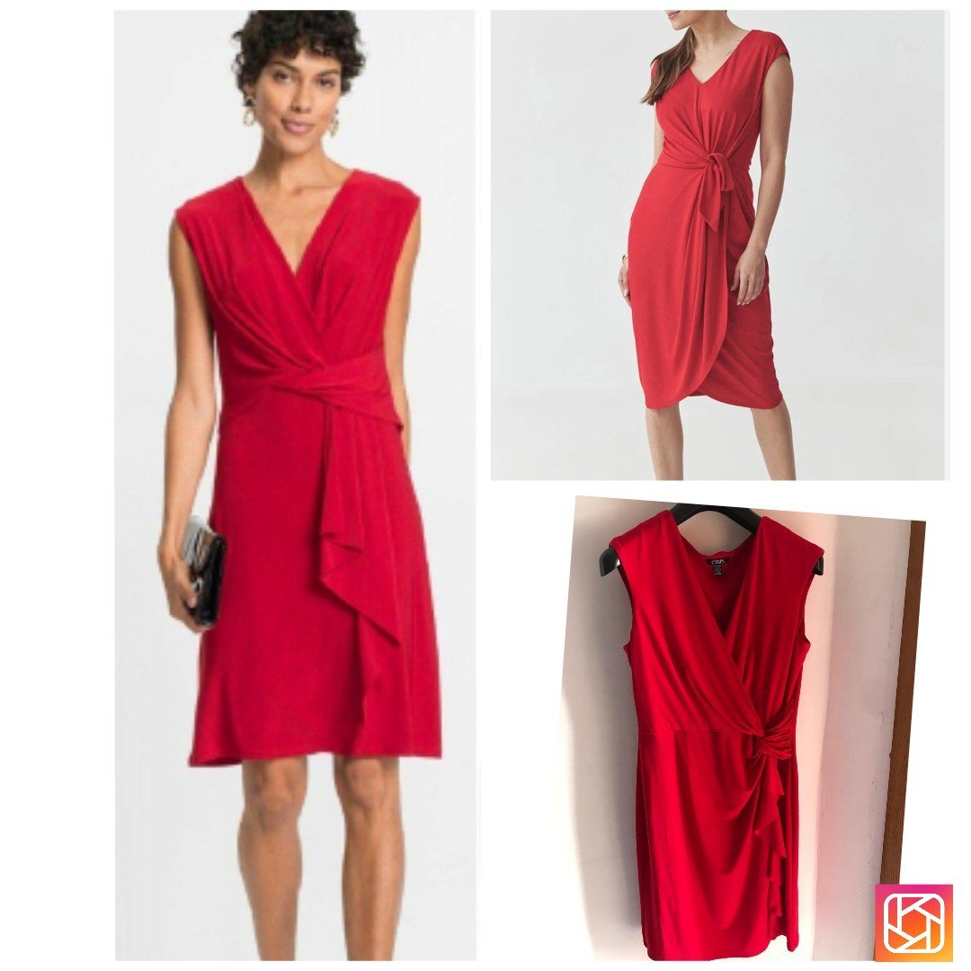 Robe porte feuille  rouge  chaps