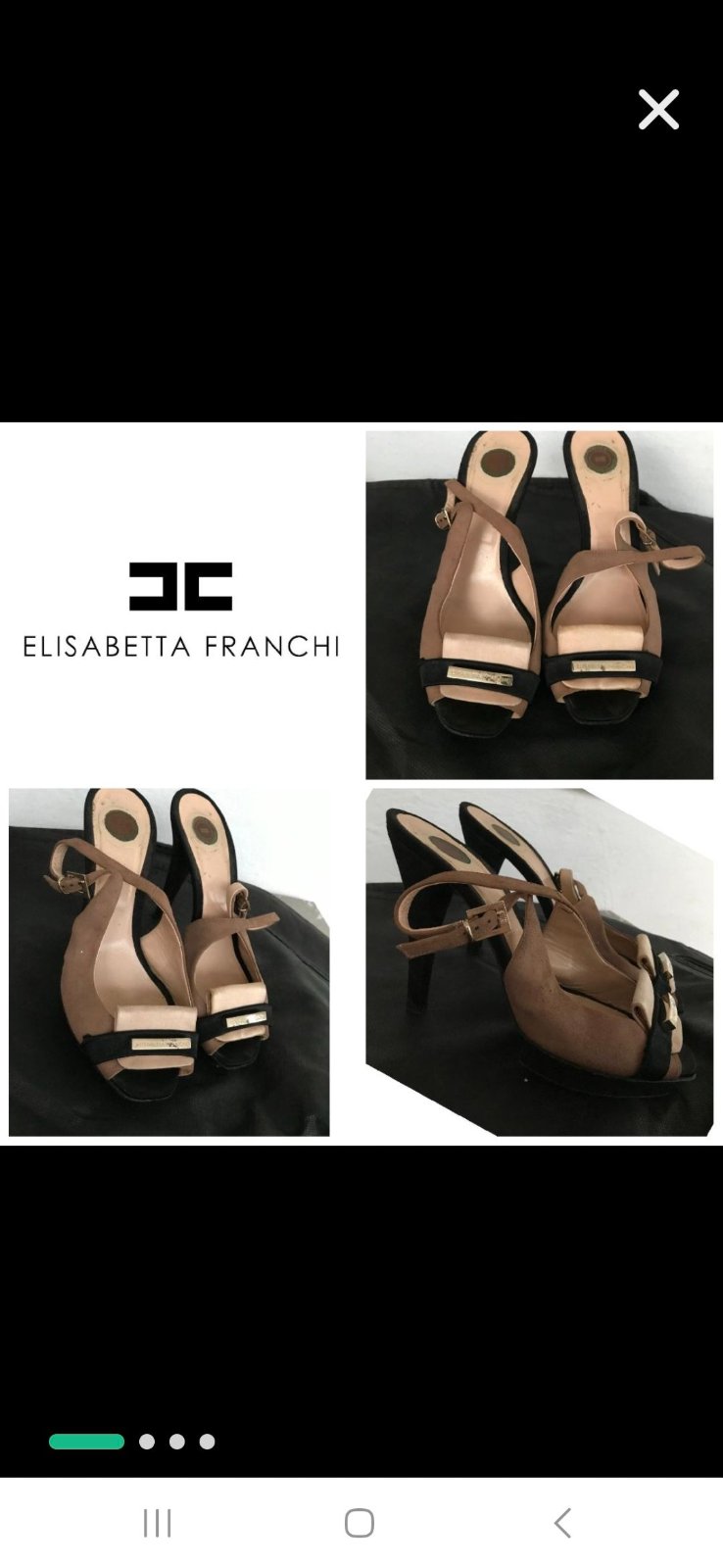 Sandales  Elisabatta franchi authentique 