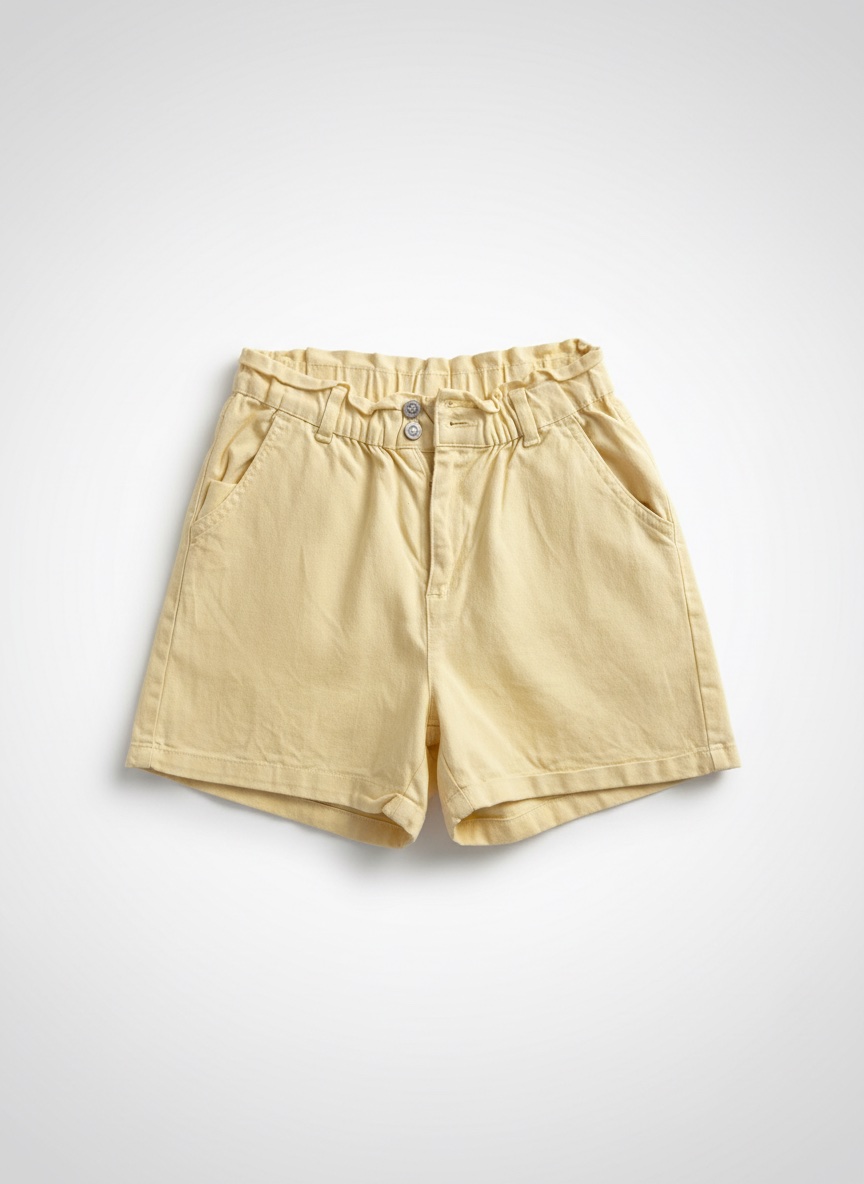 Short jaune