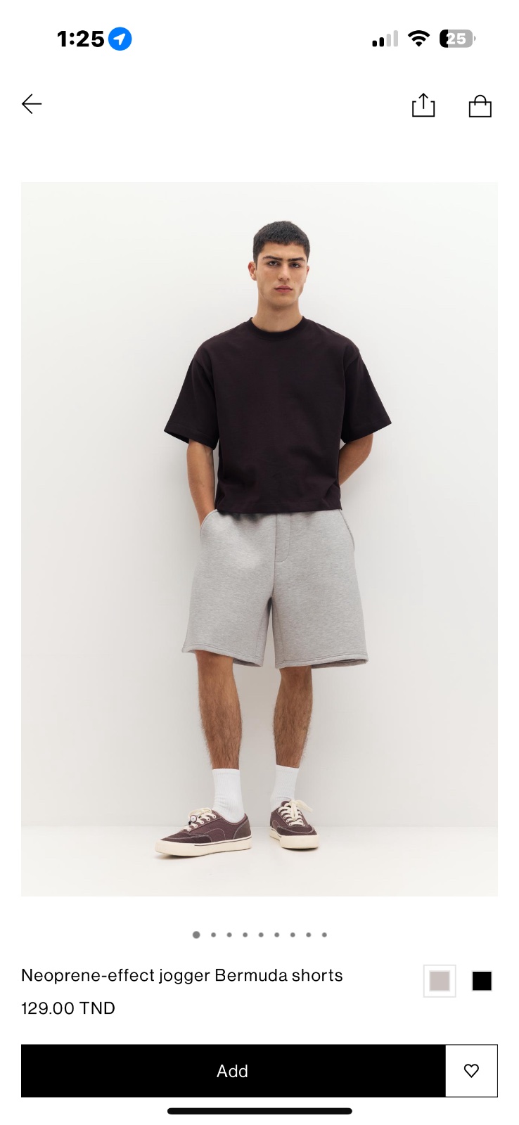 Baggy short pull and bear