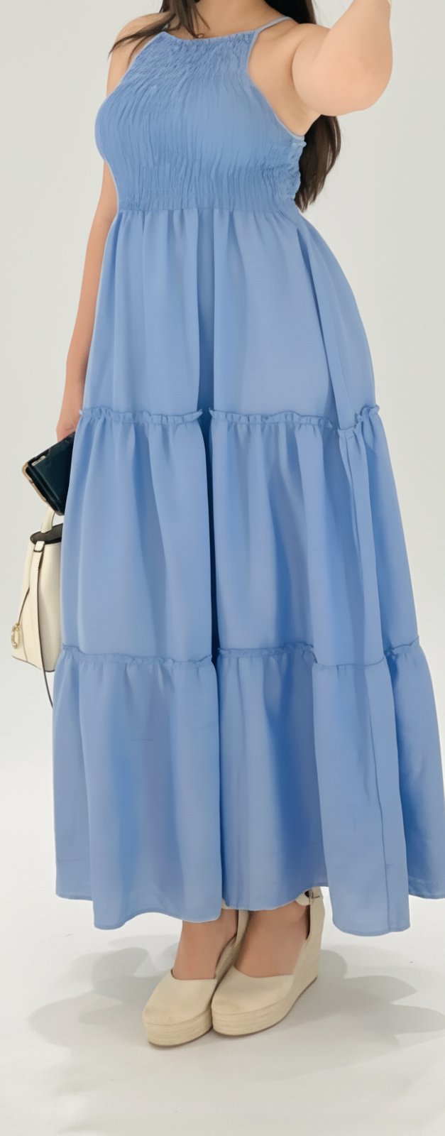 Robe festiv en bleu
