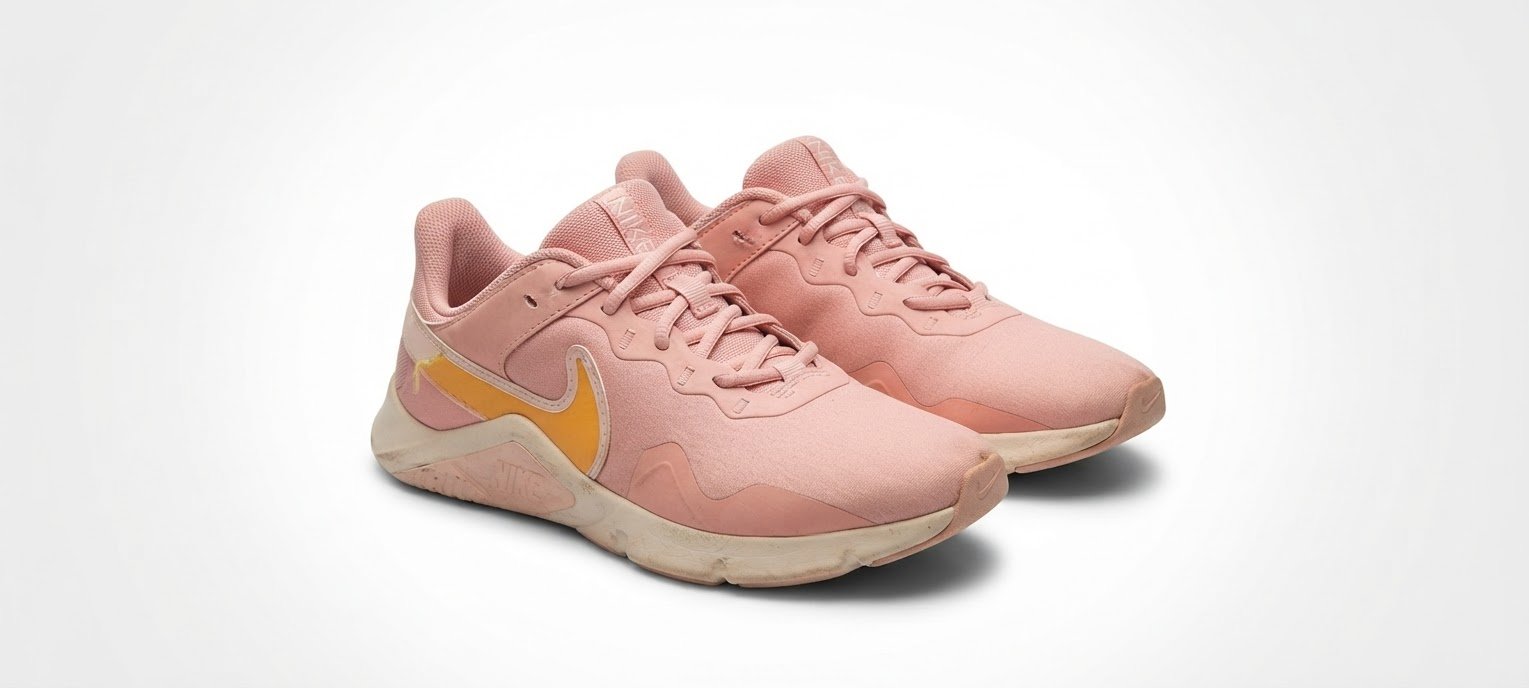 Baskets Nike couleur saumon 