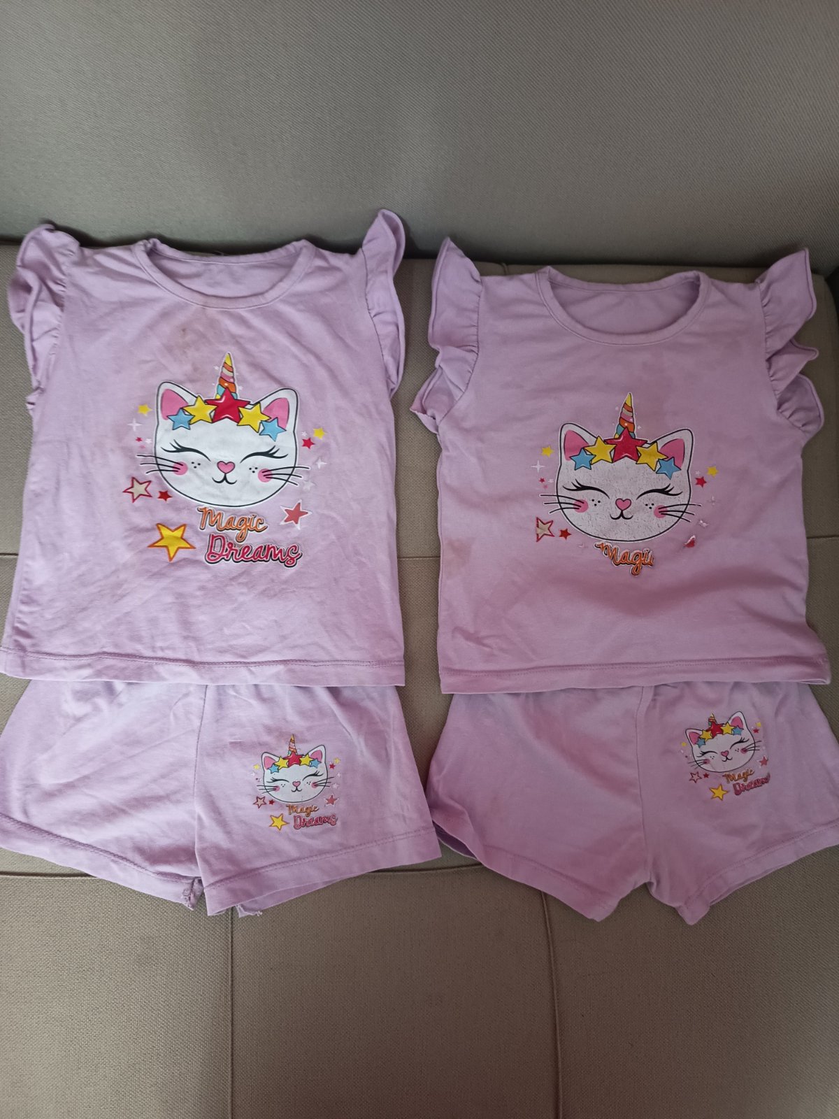 Lot deux set bebe fille jumelles 
