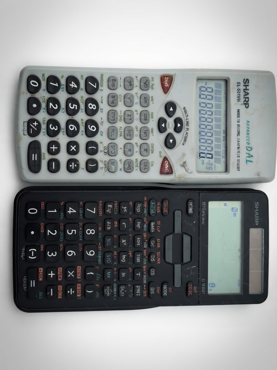 Deux calculatrices SHARP 😍 forsa wlh 