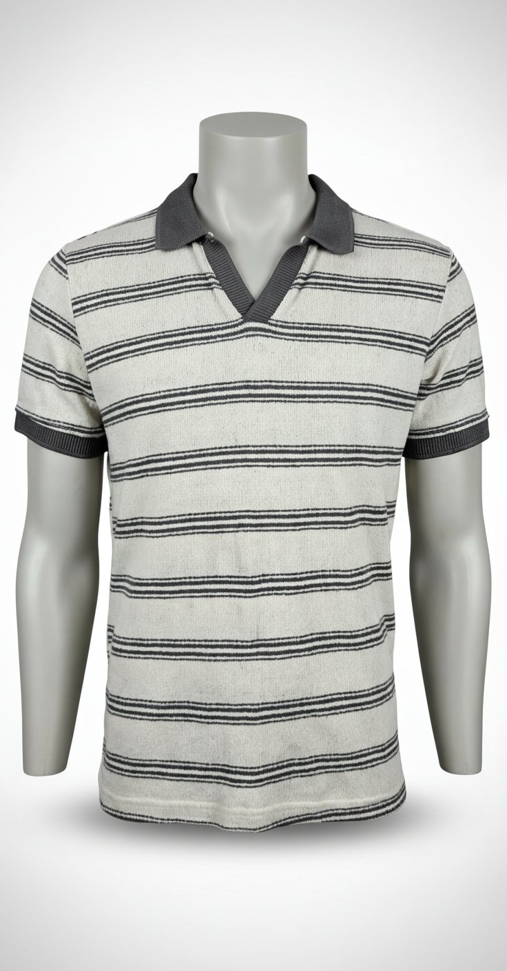 Polo Gris – Taille M | Importé de Turquie 🇹🇷