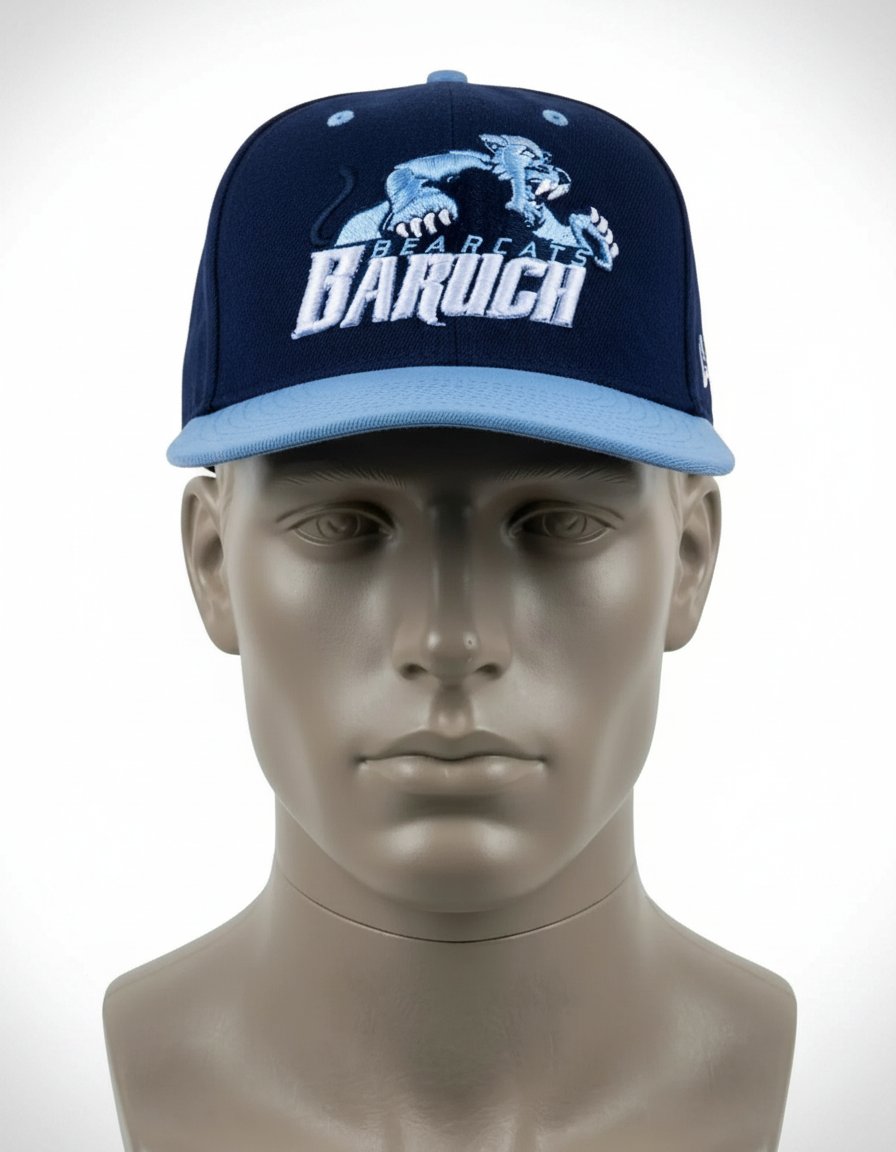 Casquette bleu marine et bleu clair, en très bon état. Taille unique.