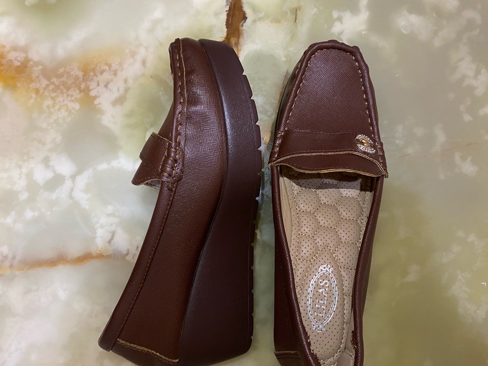 Mocassins Cuir à plateforme Orthopédiques Importé