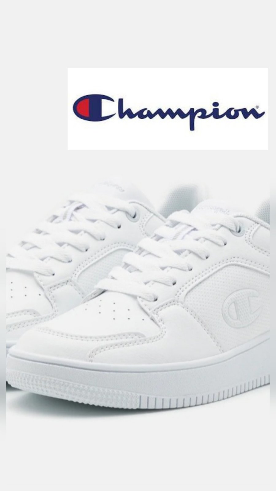 Basket blanche Champion originale – Excellent état – Pointure 38