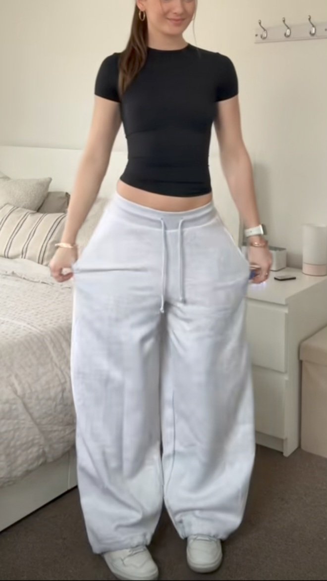 Pantalon baggy bershka