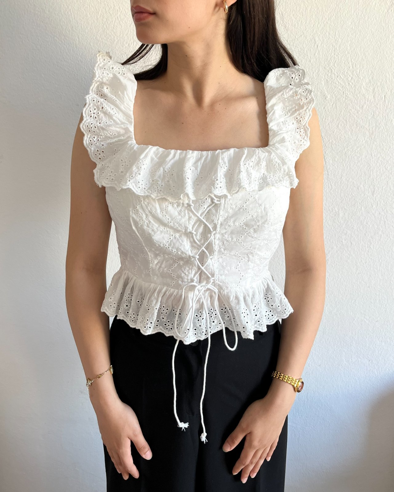 Top Blanc pour l'été super chic taille S/M