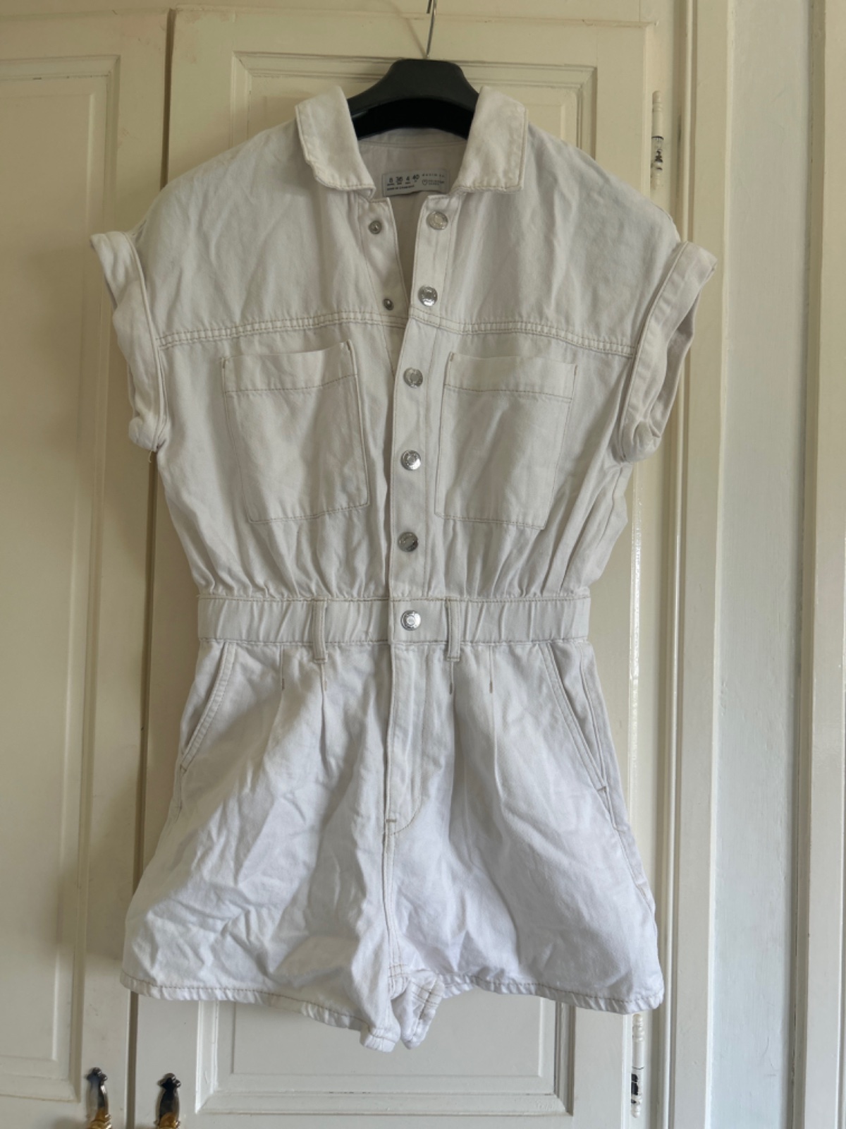 Combishort blanche