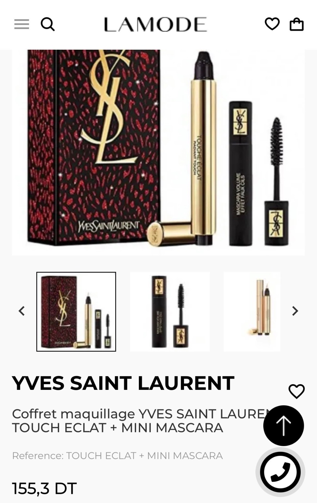 Coffret make up cacheté ysl