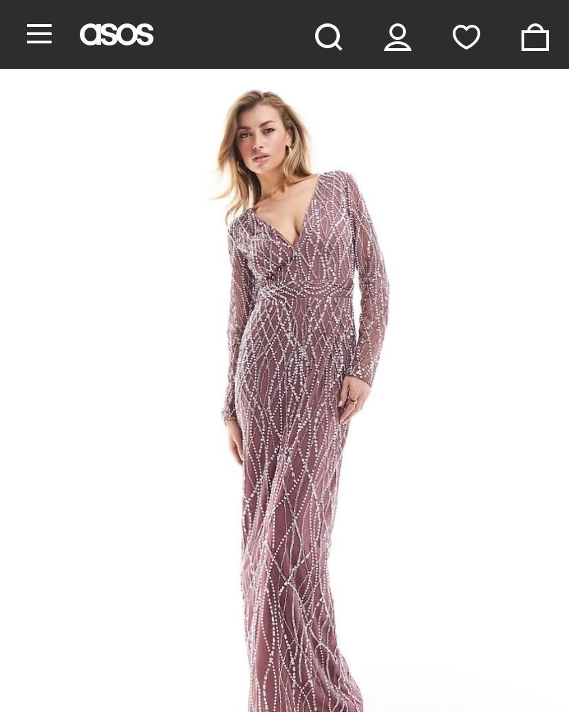 Robe soirée-importation France (Asos)