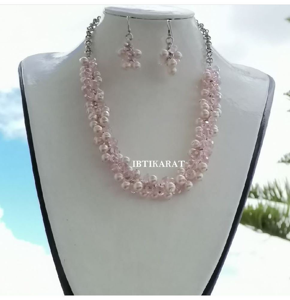 Collier et boucles d'oreilles handmade 