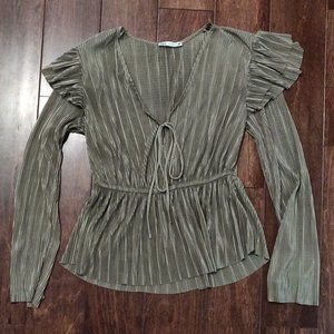 Pull style chemise zara 