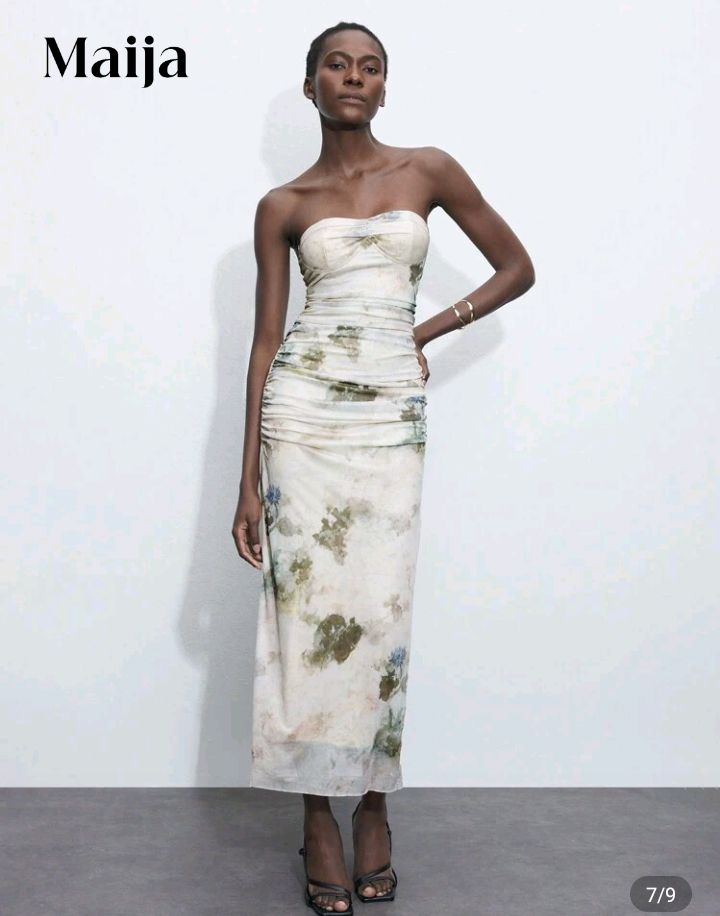 Robe en beige Shein 