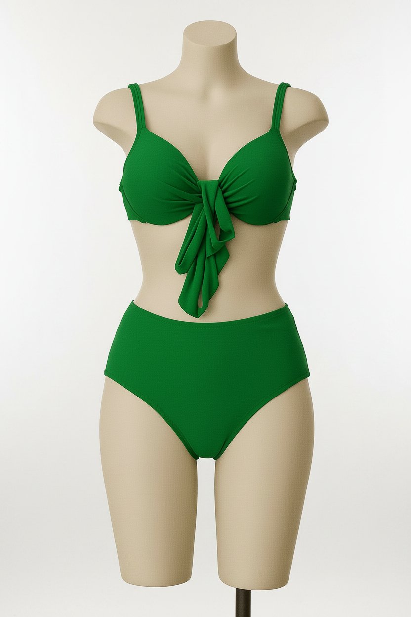 2 pièces en vert