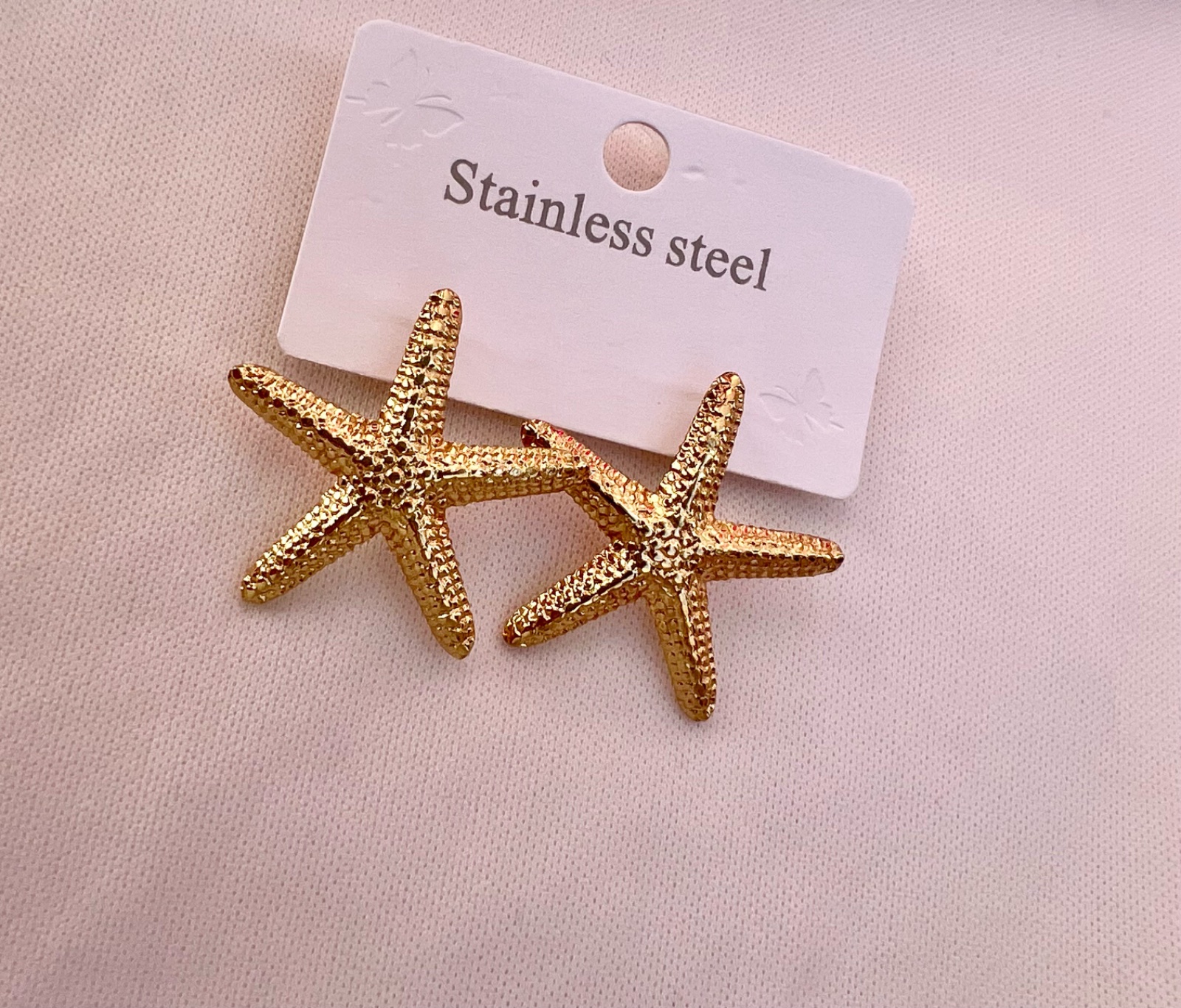 Boucles d’oreilles étoile – Acier inoxydable