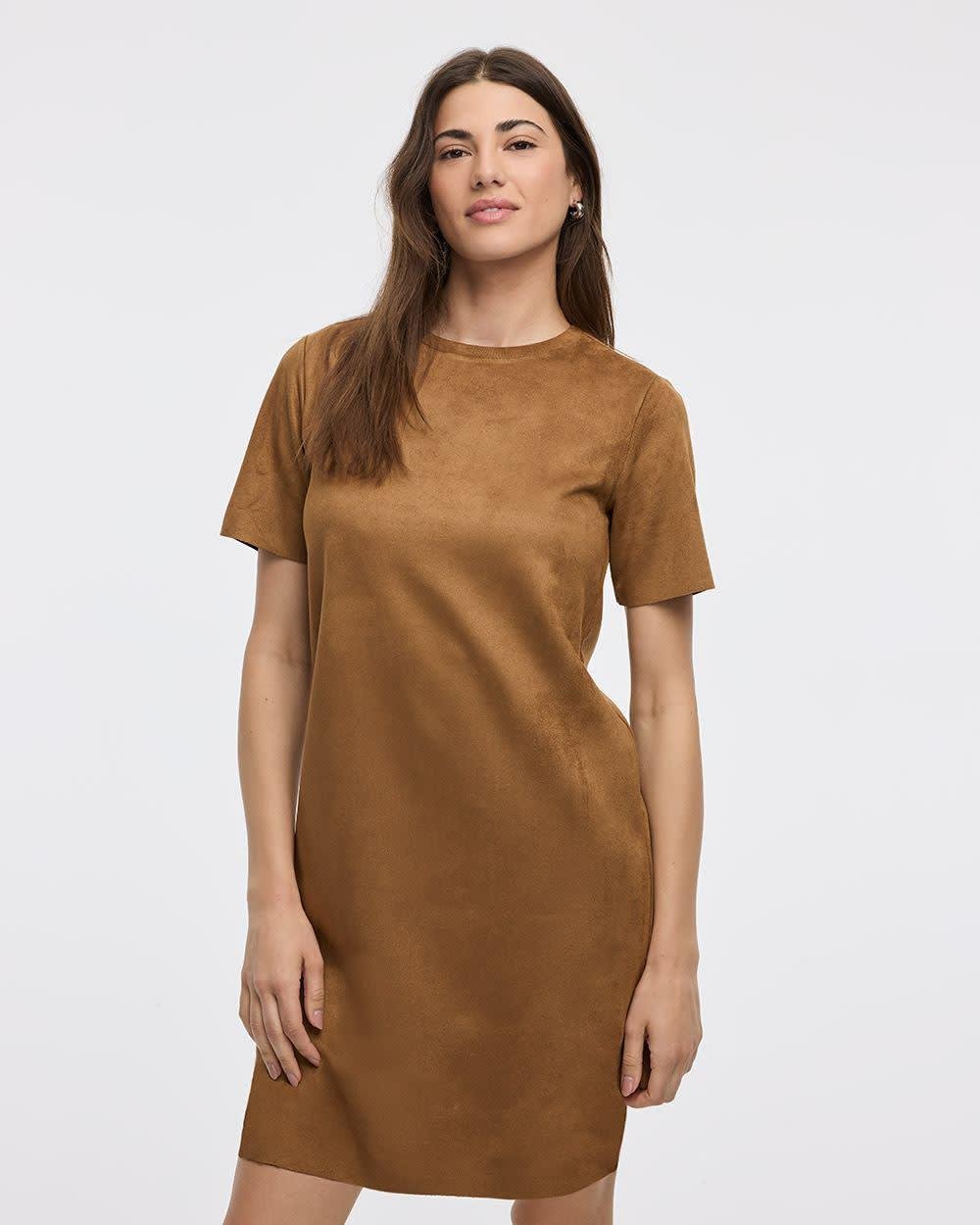 Robe camel daim