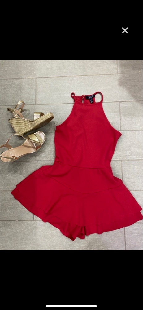 combishort rouge NEWLOOK
