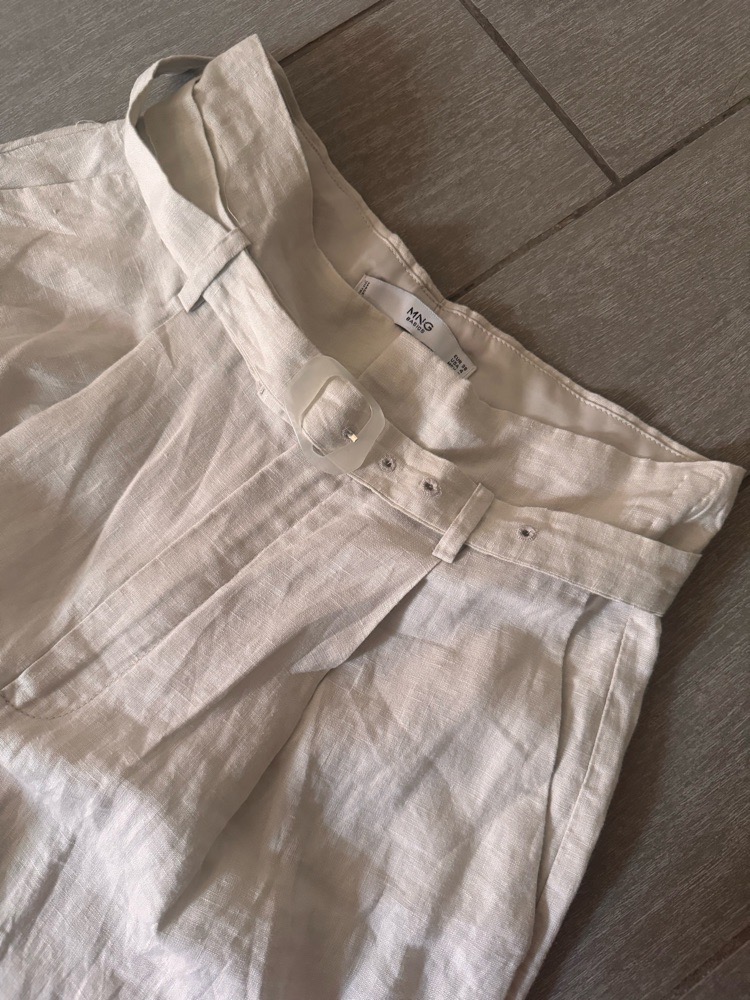 Pantalon mango en lin S