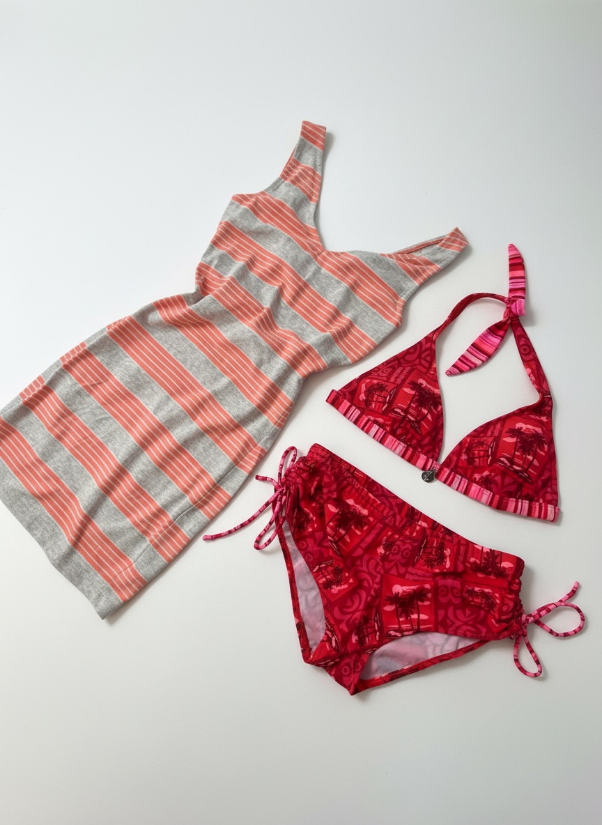 Bikini avec robe cadeau