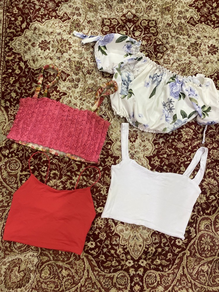 lot 4 crops xs/s
