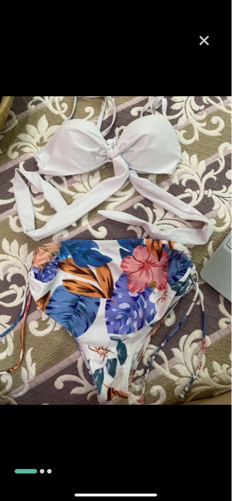 2 bikinis + cadeau combi short rouge