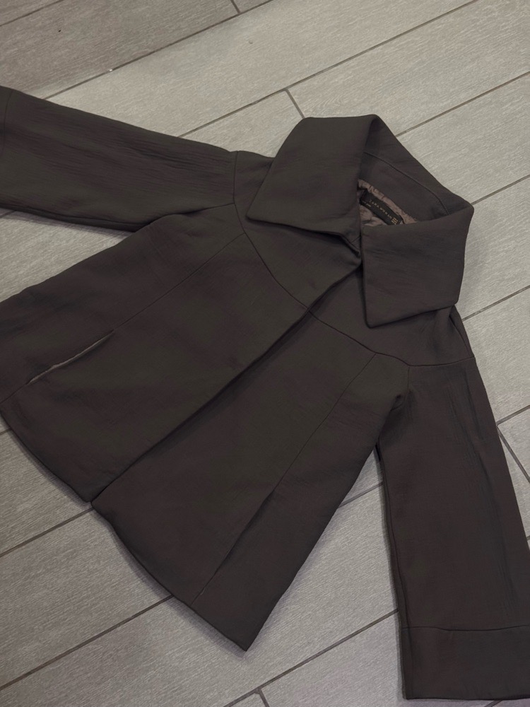Manteau style poncho ZARA
