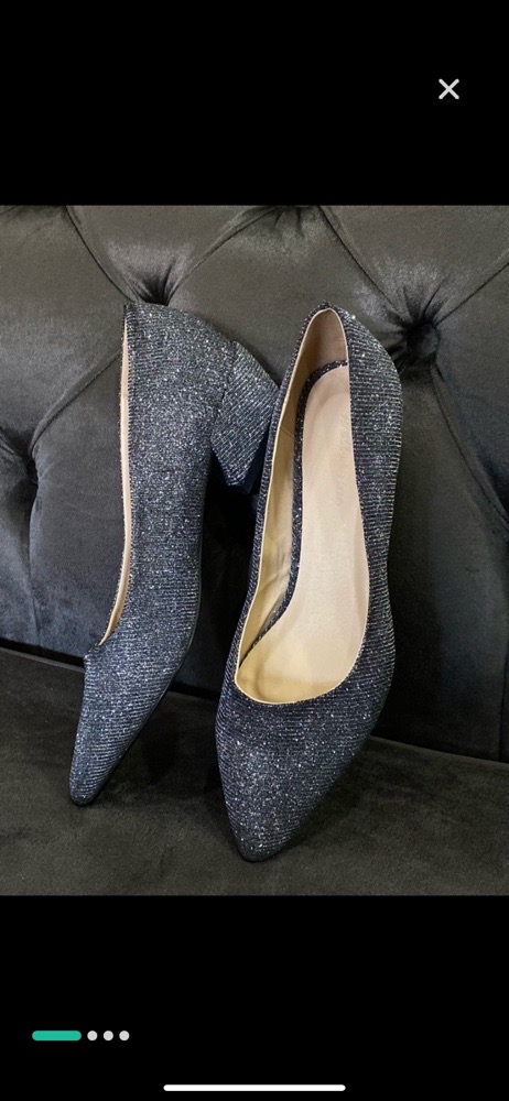 escarpin femme argent REMISE