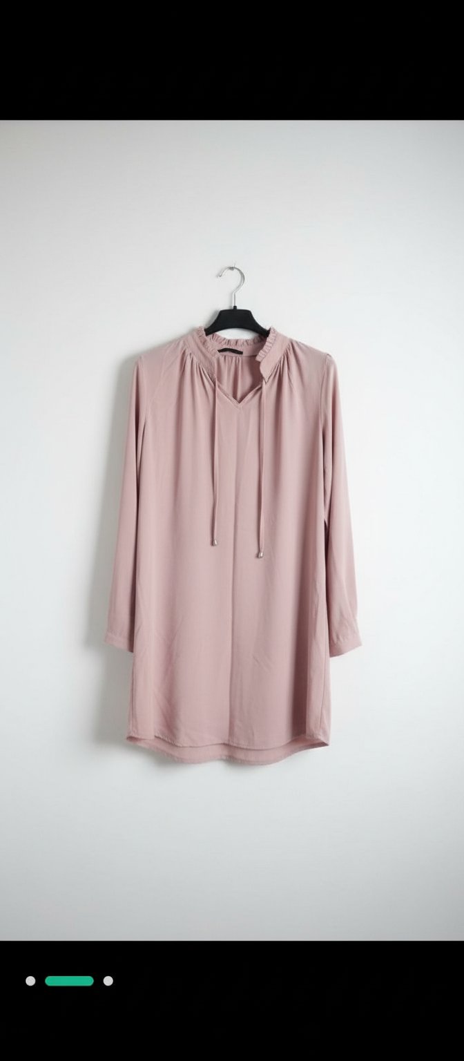 Chemise rose poudré 