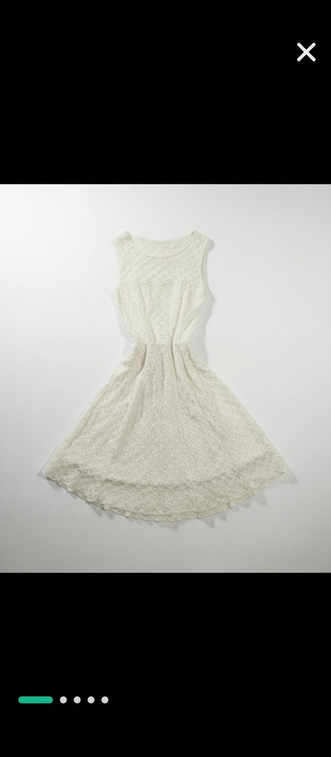 Robe blanche courte 