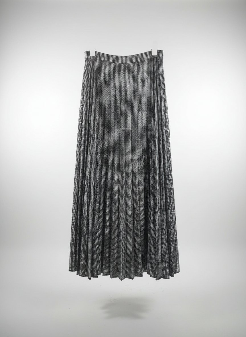 Jupe plissée noir et blanc taille xs/s
