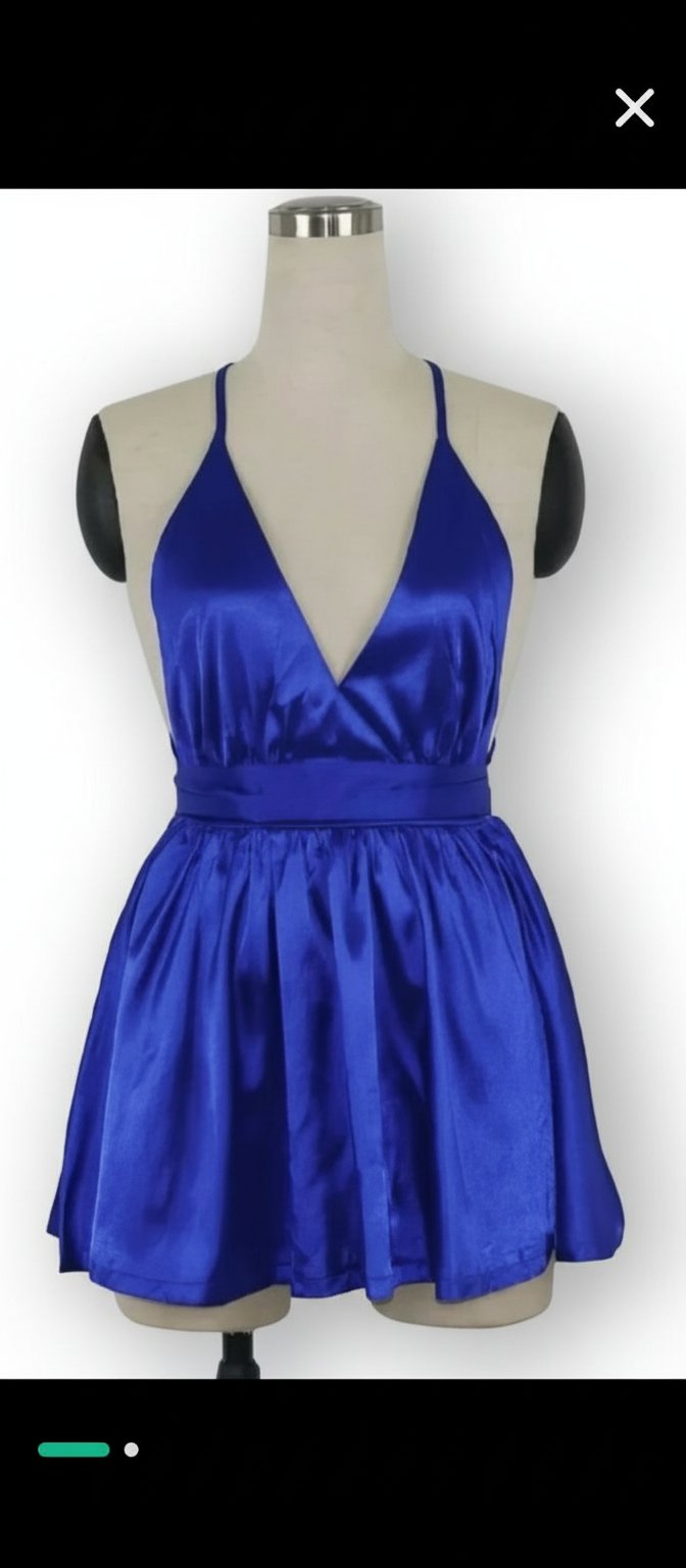 Robe satin taille s/xs