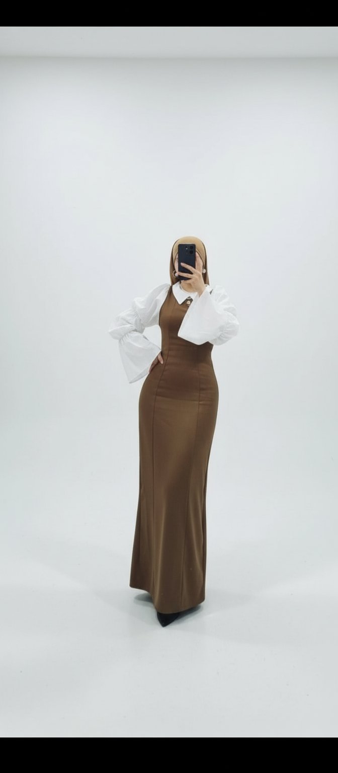 Robe marron chocolat taille s/m