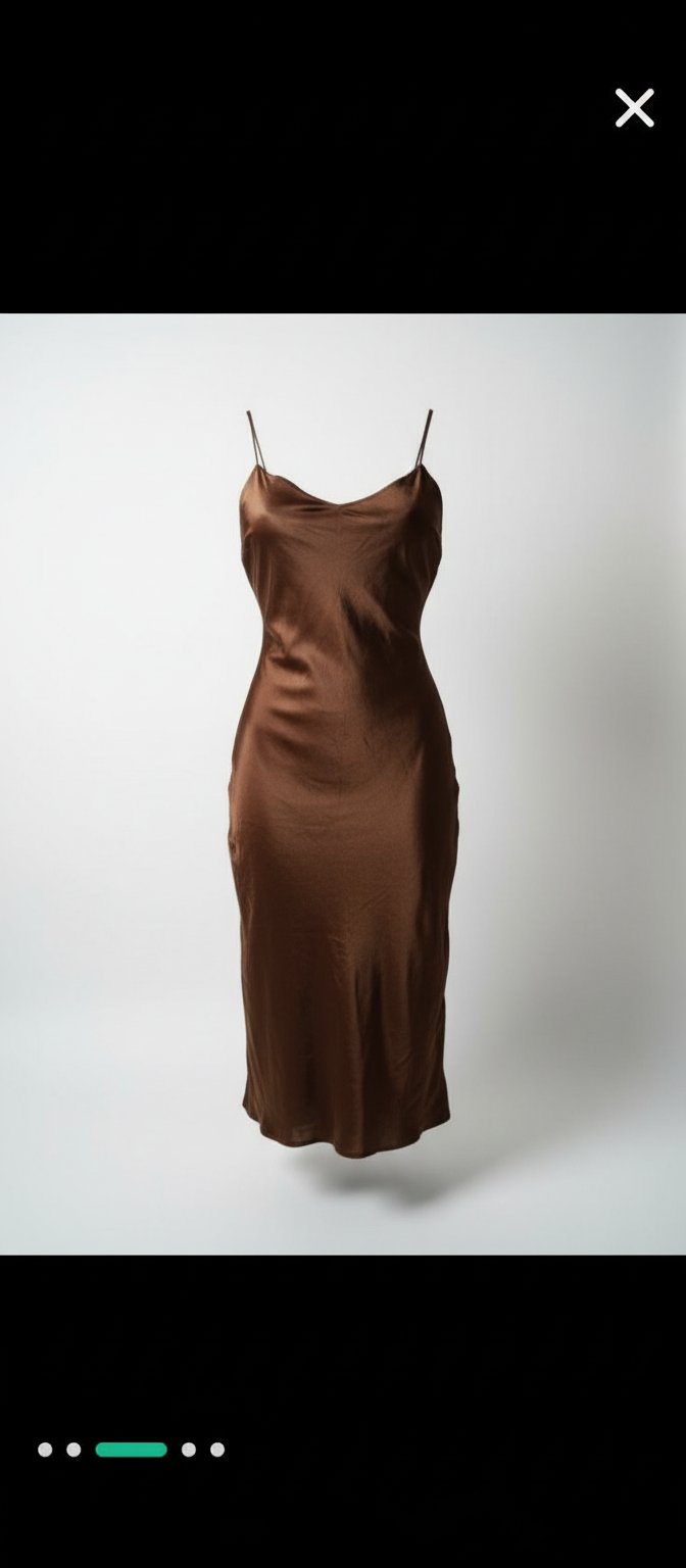 Robe soirée satin taille M neuve 