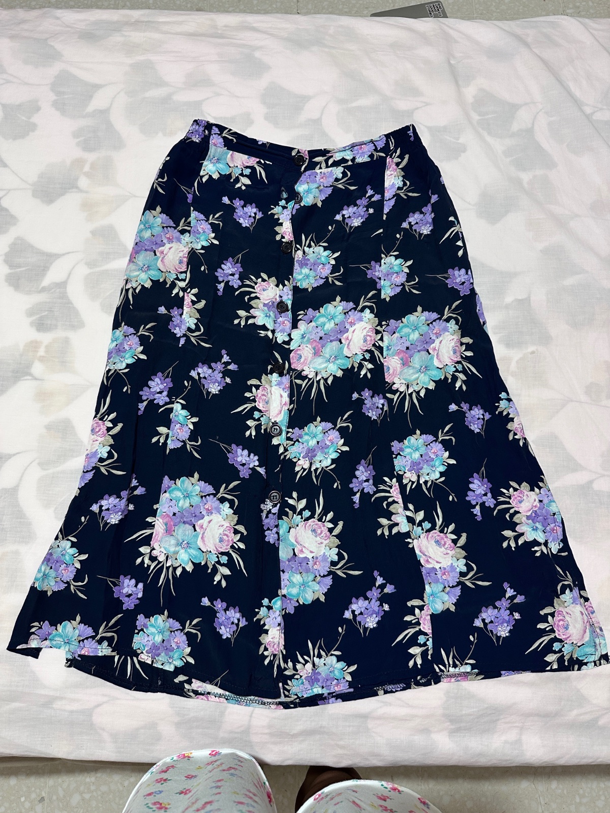 Jupe fleuri