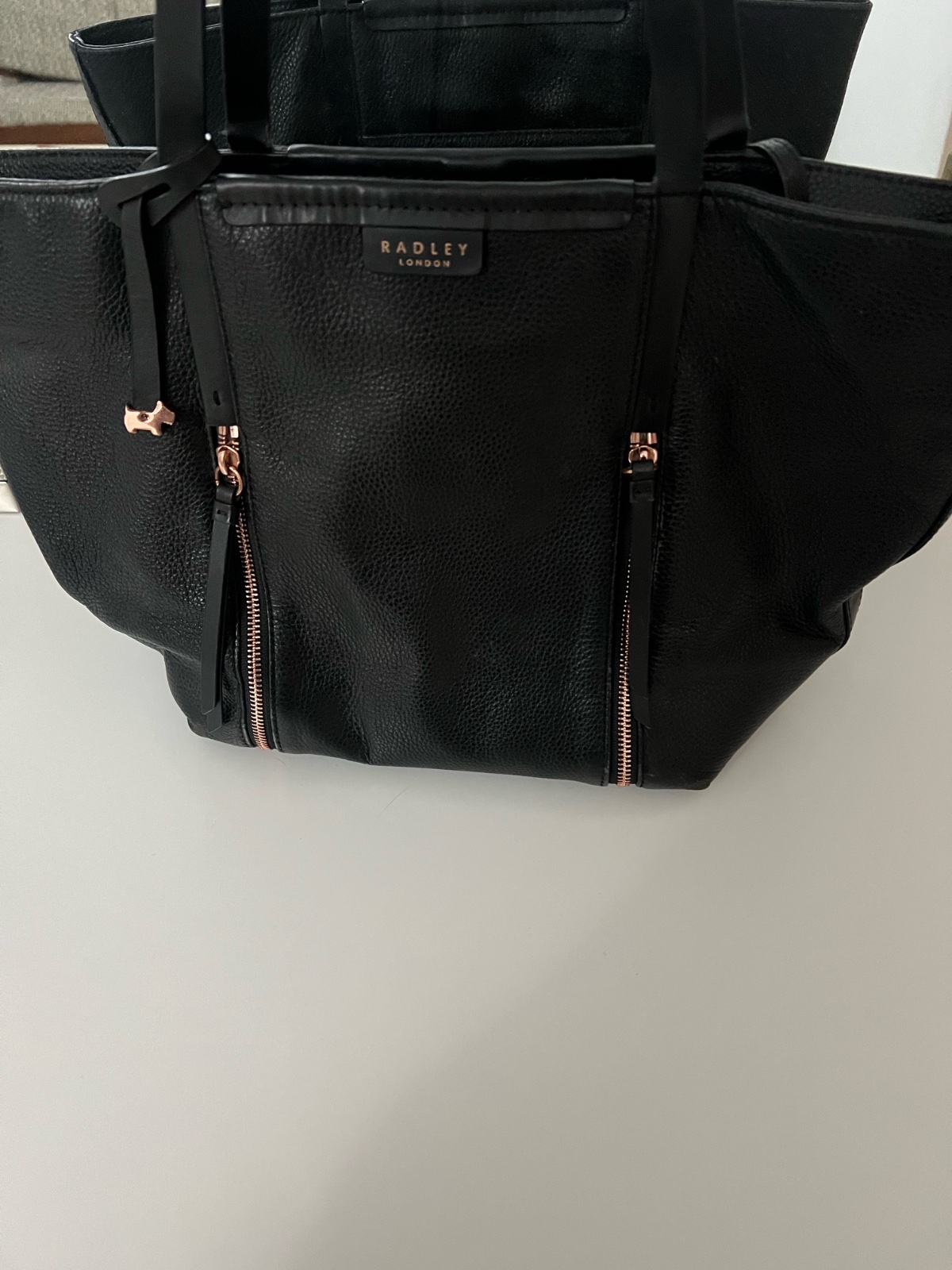 Sac Radley London noir en cuir