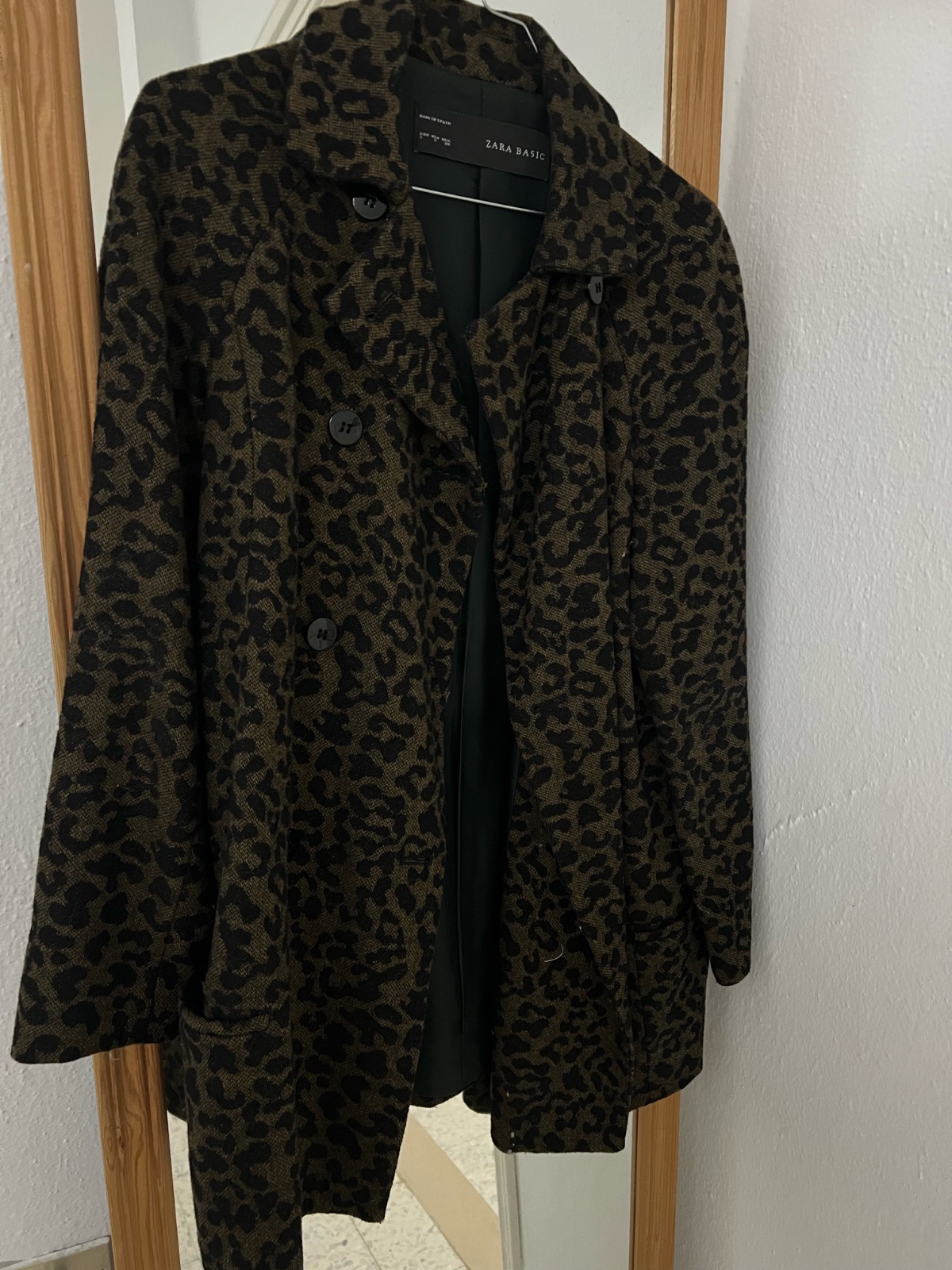Veste manteau zara leopard taille M