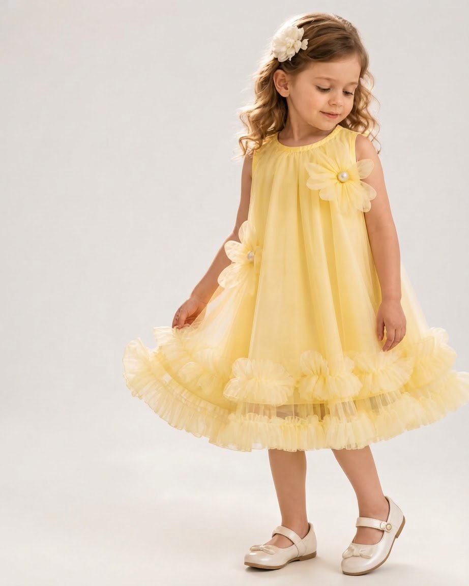 Robe princesse très chic pour belle fillette 🌟💛