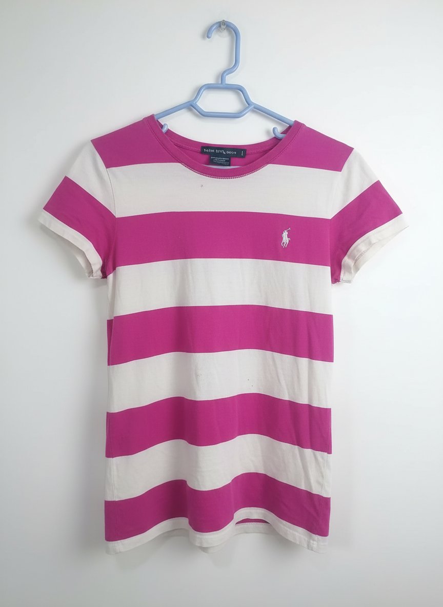 Blanc et rose 100% cotton