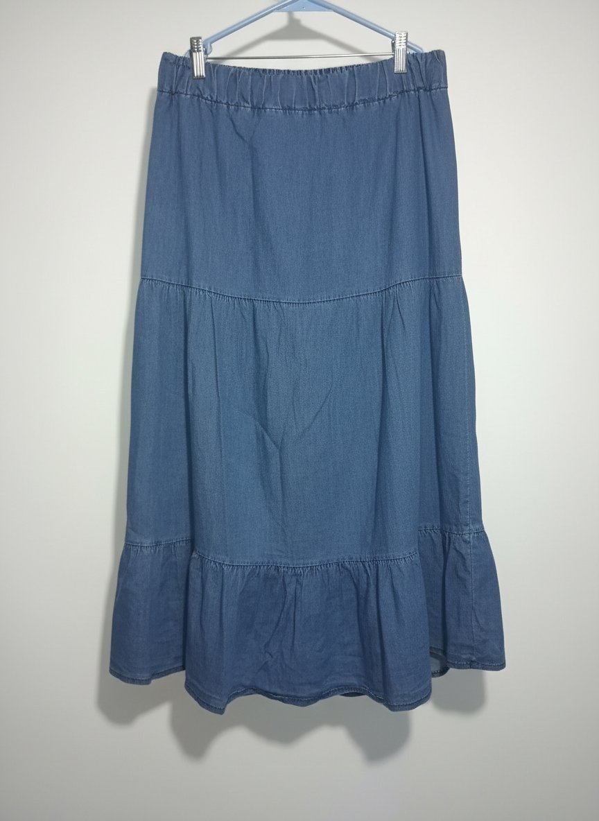 Bleu geans jupe