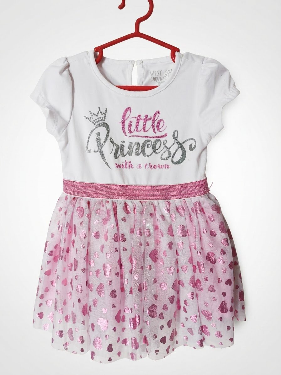 Robe fille soiree importation taille 18mois 