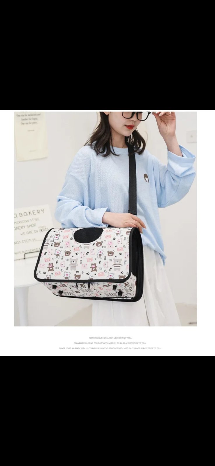Pet carrier bag 