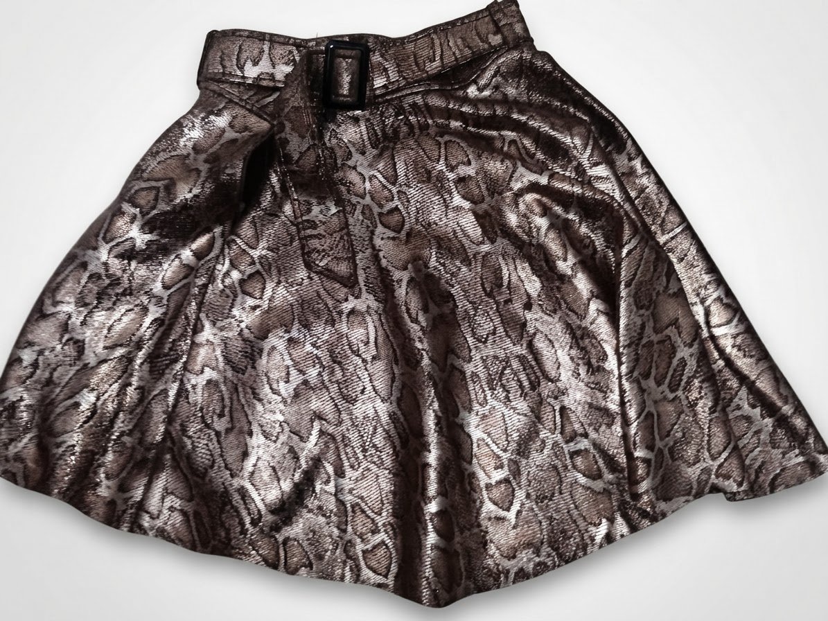 Jupe glamour yhblll les details kol yhblou bi ceinture 